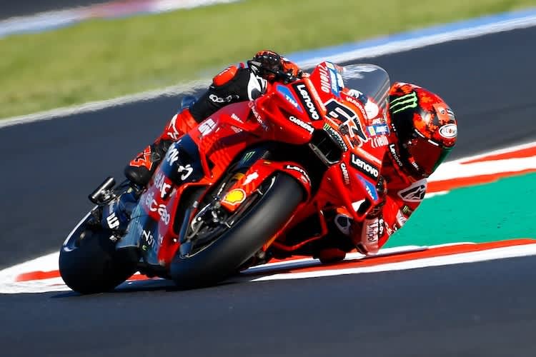 Pecco Bagnaia ist glücklich