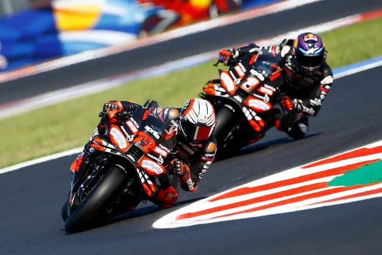 Marco Bezzecchi «zog» Teamkollege Jorge Martin ins Q2