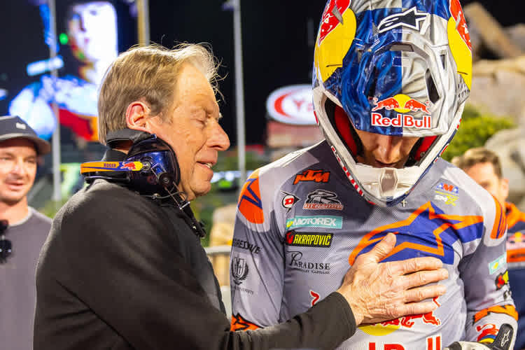 Chase Sexton und Roger DeCoster