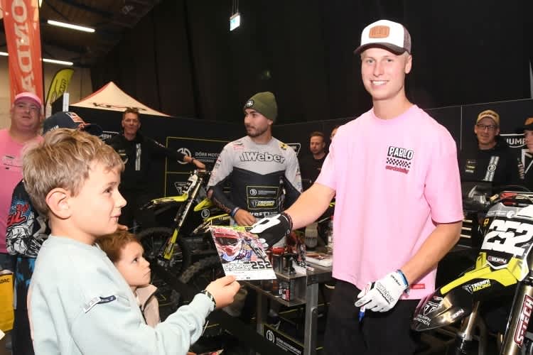 Paul Bloy musste viele Autogramme schreiben