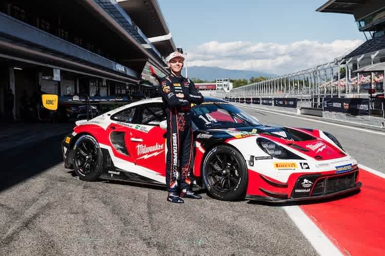 Thierry Vermeulen am Porsche von Razoon