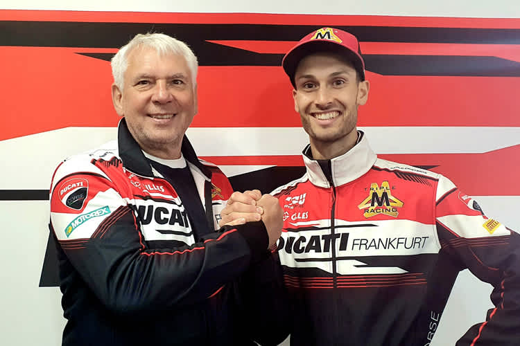 Matthias Moser und Lukas Tulovic bleiben eine Team (v.li.)