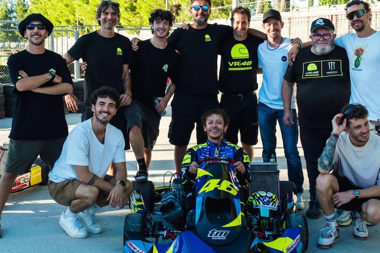 Valentino Rossi, Casey Stoner und die VR46-Akademie
