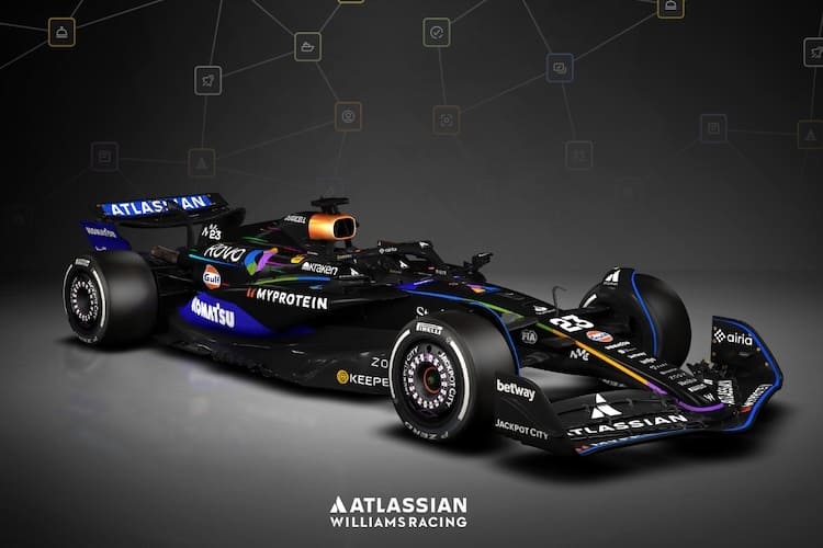 Das Williams-Duo rückt in Las Vegas mit einer Spezial-Lackierung aus