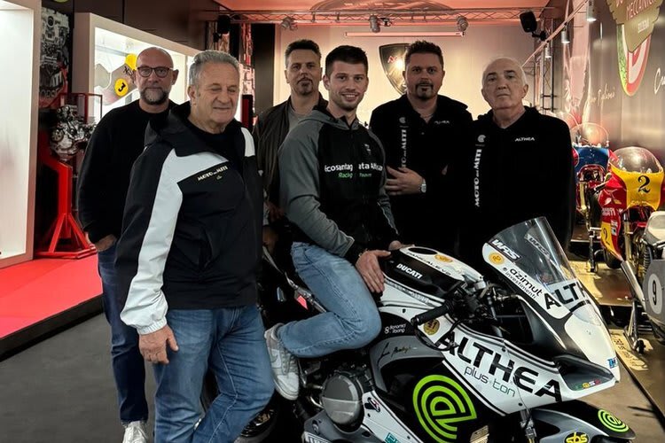 Alessandro Zaccone ist das neue Aushängeschild von Althea Ducati