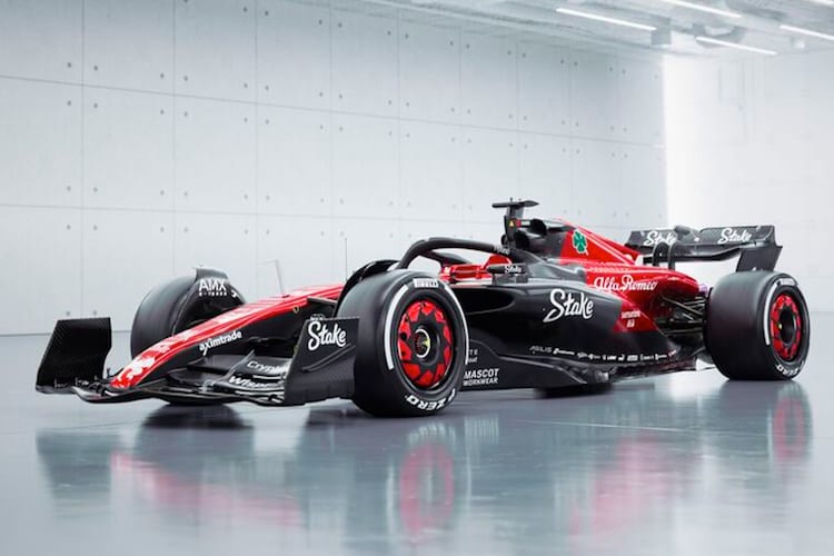 Der neue Alfa Romeo-Rennwagen, gebaut von Sauber