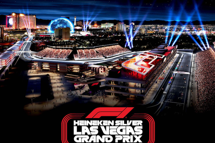 So wird für das Formel-1-Rennen in Las Vegas geworben