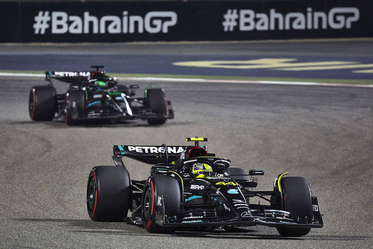 Lewis Hamilton und George Russell