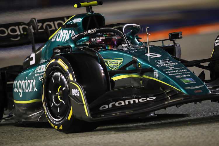 Sebastian Vettel 2022 in Singapur