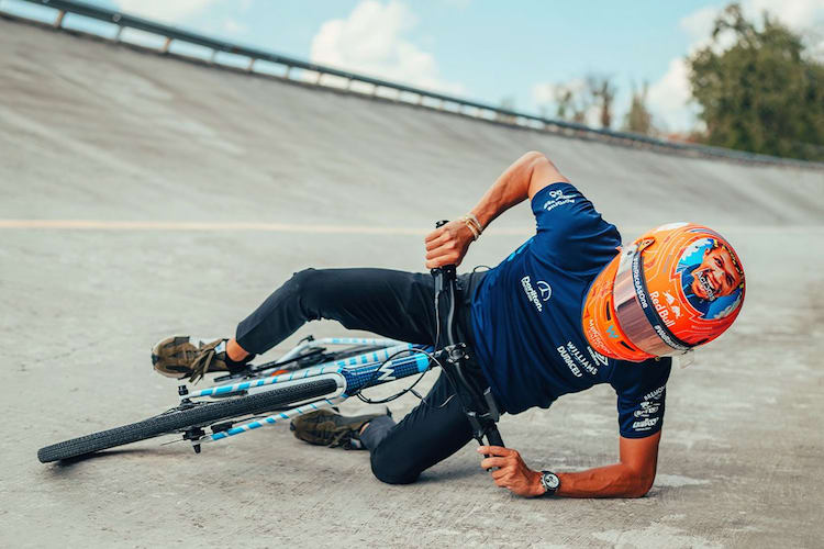 Schräglage in Monza