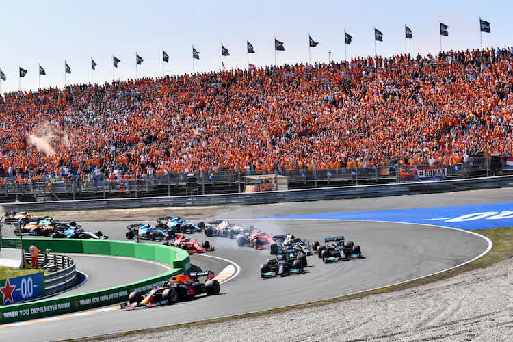 Beim Grossen Preis der Niederlande 2021 in Zandvoort