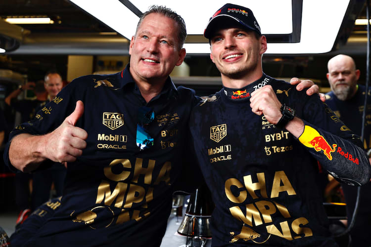 Jos und Max Verstappen