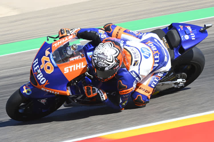 Aron Canet war am Freitag der Schnellste in Aragón