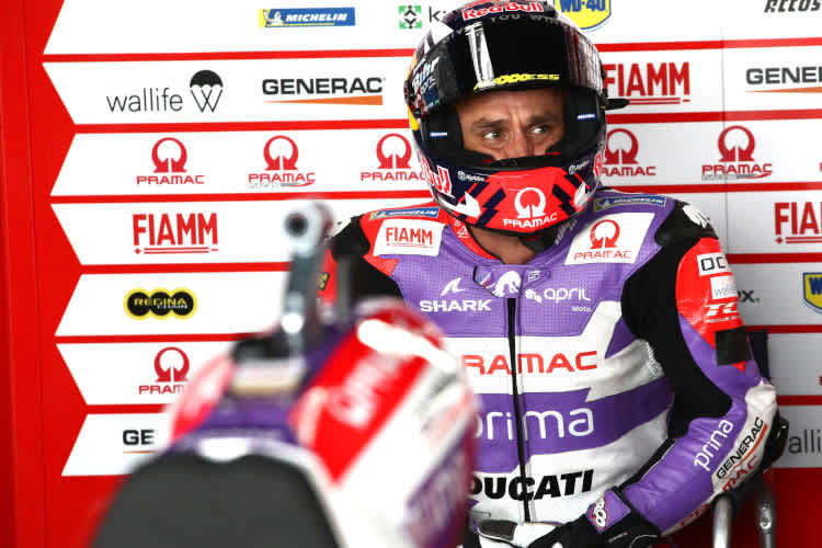 Johann Zarco in der Pramac-Box