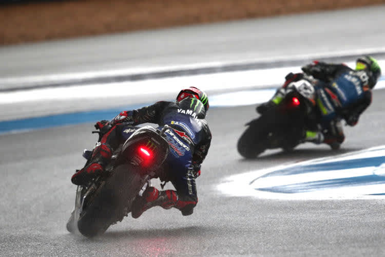 Fabio Quartararo hinter Cal Crutchlow