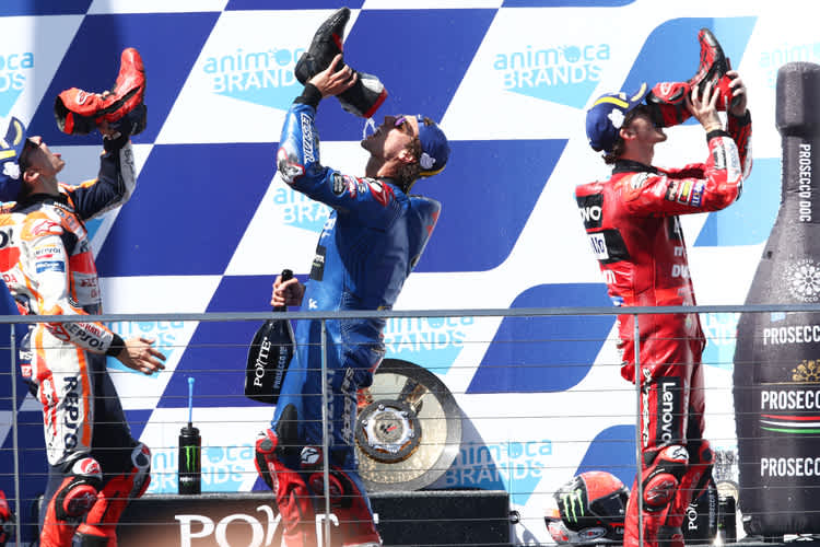 Die Freude auf dem Podium war groß