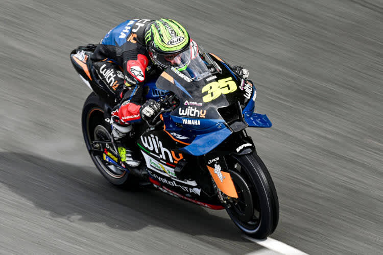 Cal Crutchlow: Ein Großteil des FP2 fand auf Regenreifen statt