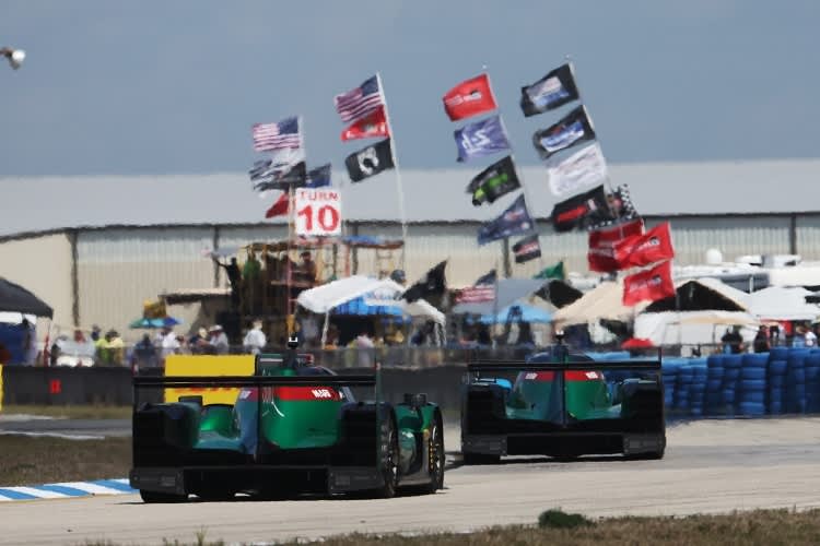 Fuhren zur LMP2-Team-Trophy: Die beiden Oreca 07 von Jota