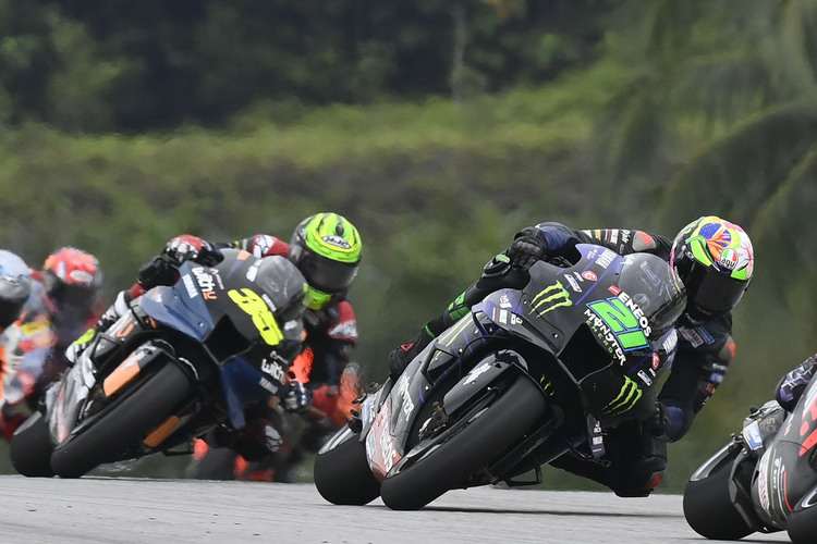 Franco Morbidelli vor Cal Crutchlow