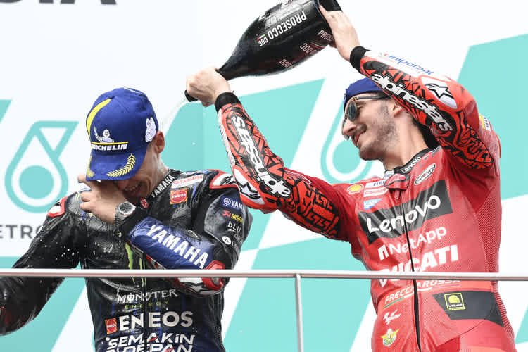 Fabio Quartararo und Pecco Bagnaia