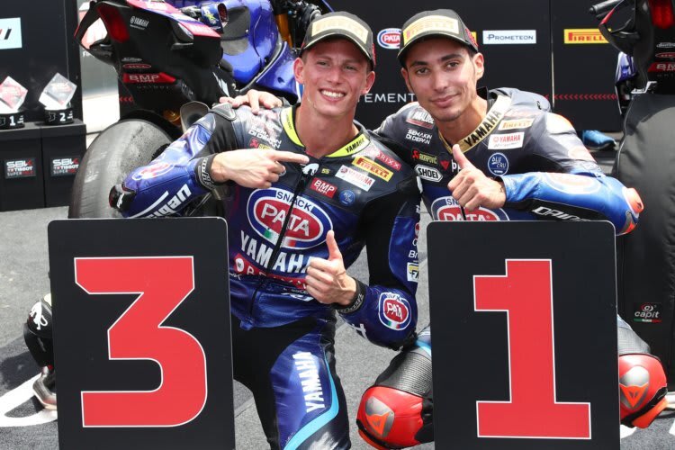 Wird Andrea Locatelli jemals das Niveau eines Toprak Razgatlioglu (v.l.) erreichen?