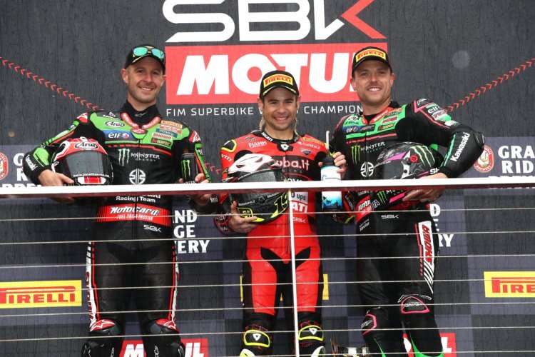 Das letzte Podium der Superbike-WM 2022