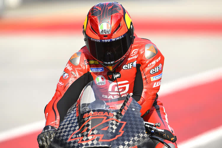 Pol Espargaró will seinem GASGAS-Bike beim Portimao-Test den Feinschliff verpassen