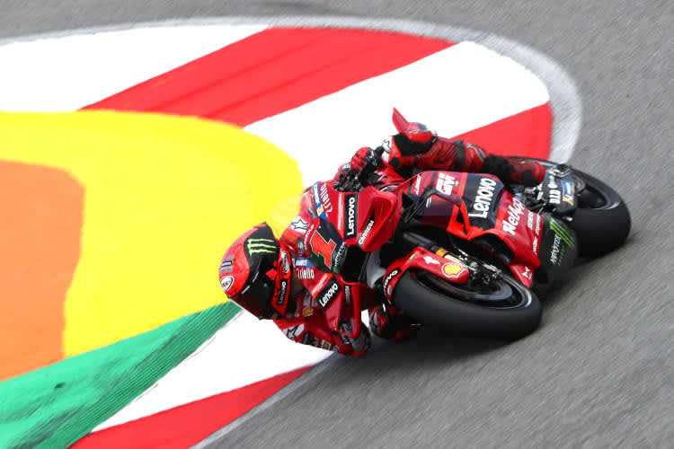 Pecco Bagnaia: Die #1 am Samstag auf P1