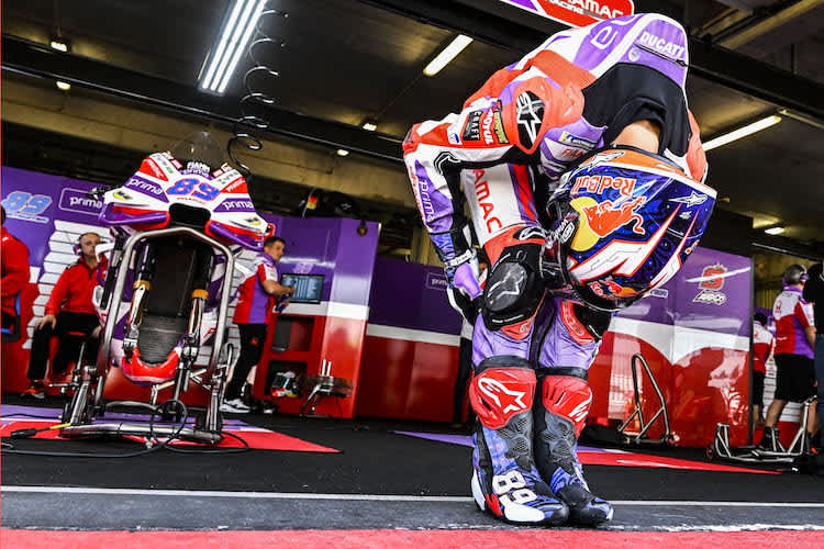 Jorge Martin macht sich bereit für den nächsten Ritt auf seiner GP23