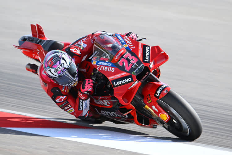 Enea Bastianini am Sonntag in Portimão