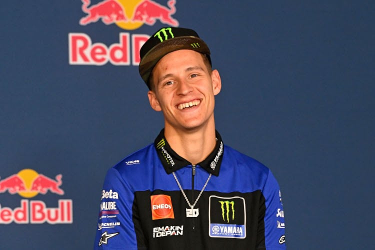 Fabio Quartararo am Donnerstag in der Pressekonferenz