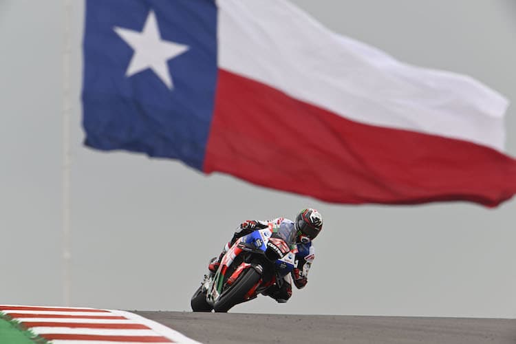 Alex Rins trumpfte am Freitag in Austin mächtig auf