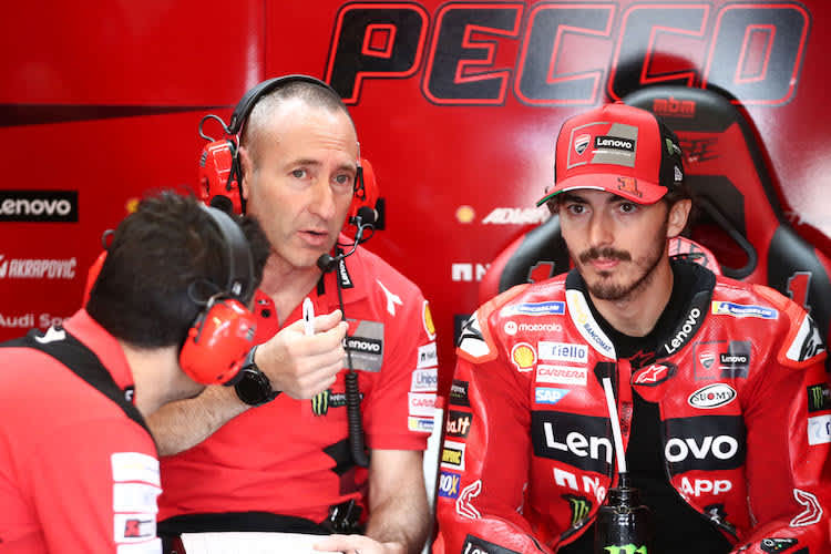 Pecco Bagnaia will sich künftig aus allen Diskussionen heraushalten