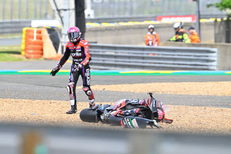 Eröffnete die Sturzorgie im FP2: Aleix Espargaró