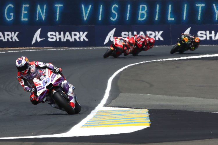 Jorge Martin fuhr im Sprint auf und davon