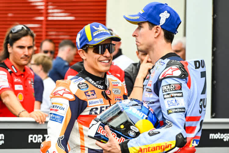 2024 beide in Gresini-Farben: Marc und Alex Márquez