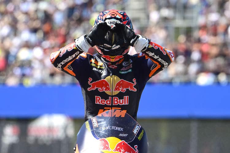 Deniz Öncü nach seinem dritten Podestplatz in Folge 