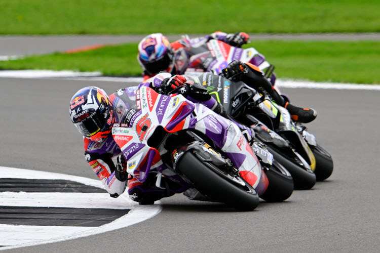 Johann Zarco bekam Probleme mit dem Vorderreifen