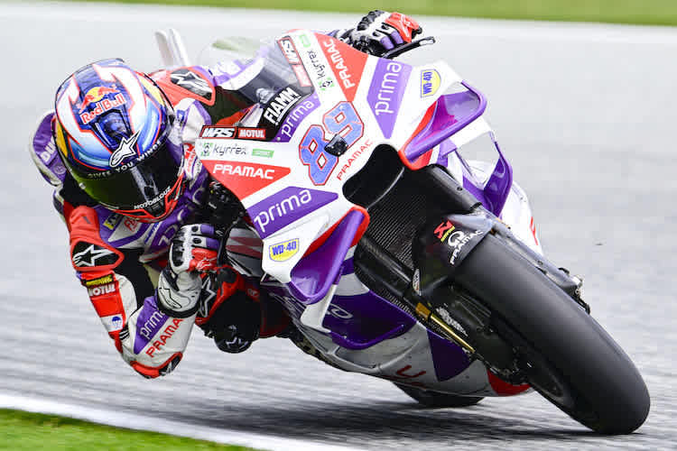 Jorge Martin (Ducati) klagte am Freitag in Spielberg über Bremsprobleme