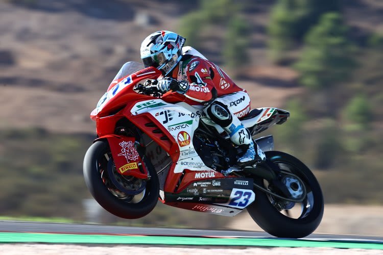 Marcel Schrötter auf der Supersport-MV Agusta
