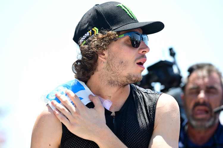 Ohne Eis ging für Marco Bezzecchi auf Lombok nichts