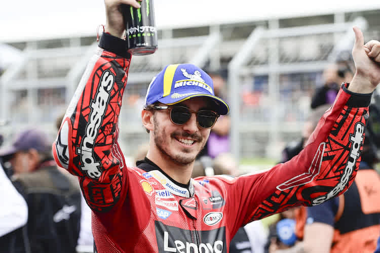 Pecco Bagnaia baute in Phillip Island seinen WM-Vorsprung weiter aus