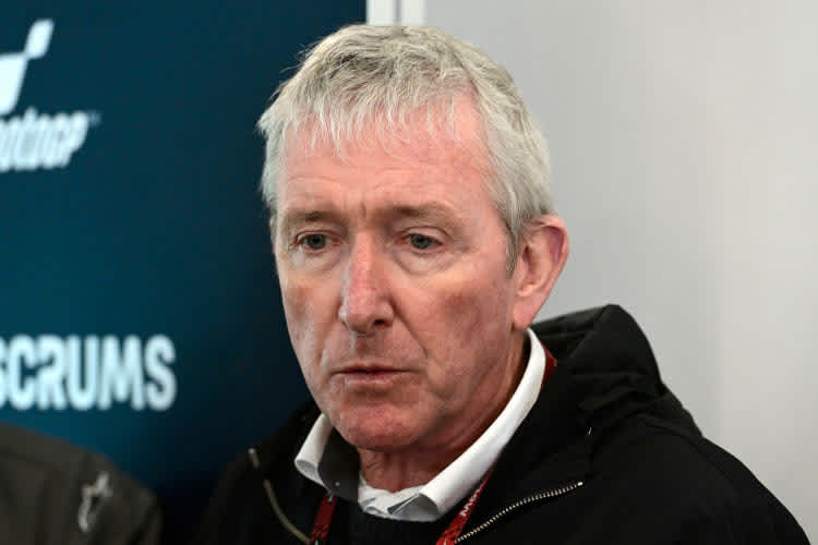 Mike Webb stellte sich am Sonntag den Fragen der Journalisten