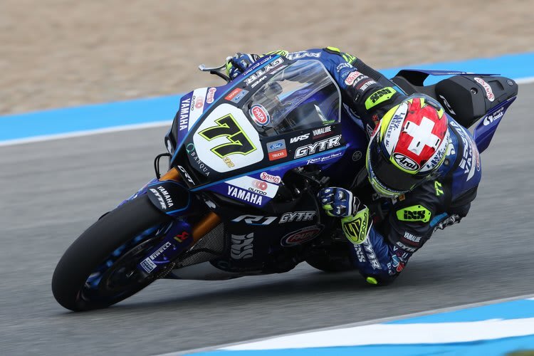 Dominique Aegerter war am ersten Trainingstag Fünfter