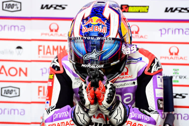 Jorge Martin wirkte in der Pramac-Box über weite Strecken alles andere als glücklich