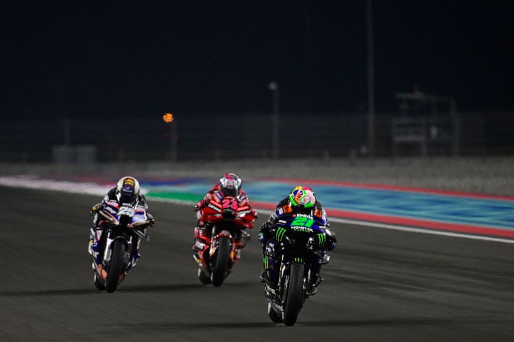 Franco Morbidelli vor Enea Bastianini und Raúl Fernández