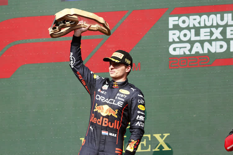 Max Verstappen in Belgien