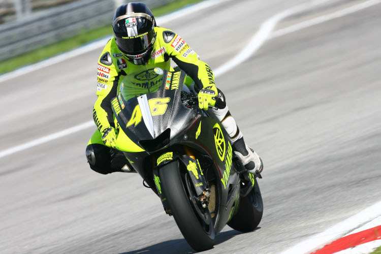Valentino Rossi beim Sepang-Test 2007