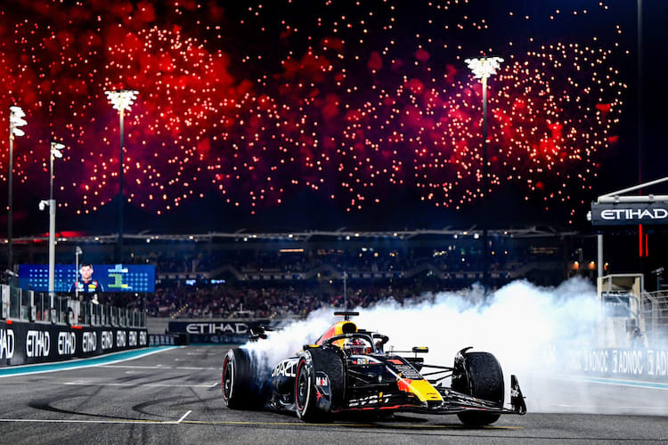 Max Verstappen liess es zum WM-Finale nochmals so richtig krachen
