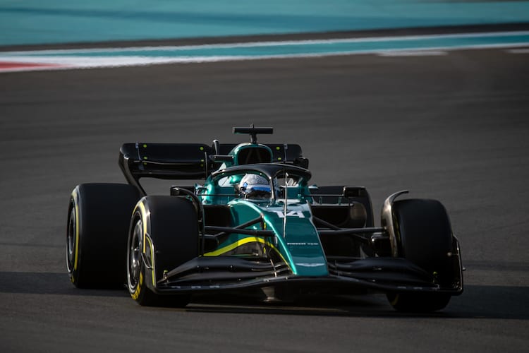 Fernando Alonso im Aston Martin